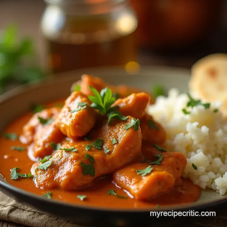 SetItandForgetIt Perfection The Easiest Slow Cooker Chicken Tikka Masala presentation
