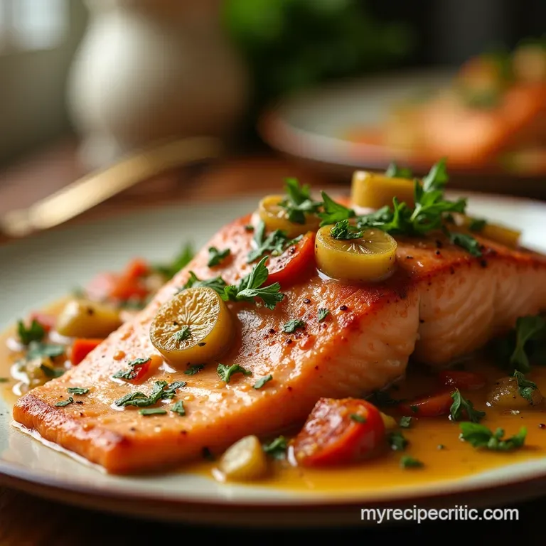 SunKissed Silky The Ultimate Easy Creamy Tuscan Salmon presentation