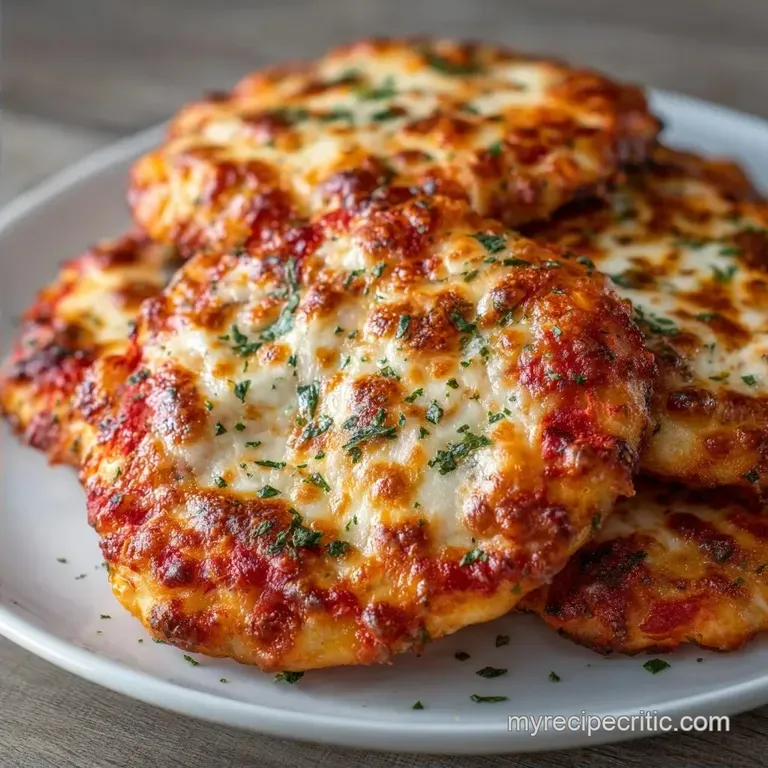 English Muffin Cheese Pizza: Garlic Buttered Crust