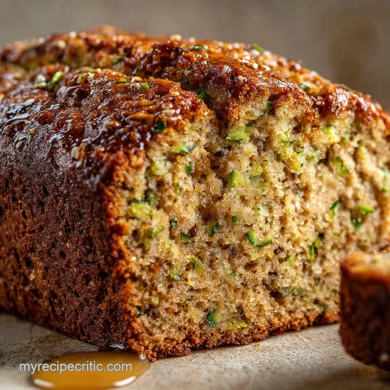 Ultimate Moist Spiced Zucchini Loaf Recipe presentation