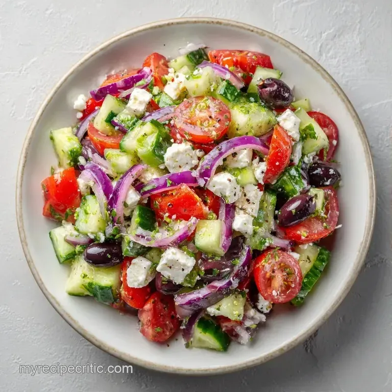 Colorful diced vegetables and creamy white cheese cubes arranged neatly in a shallow white porcelain bowl.
