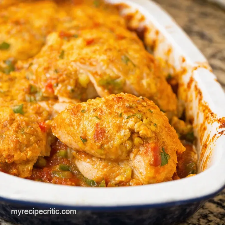 Fiesta Chicken Bake presentation