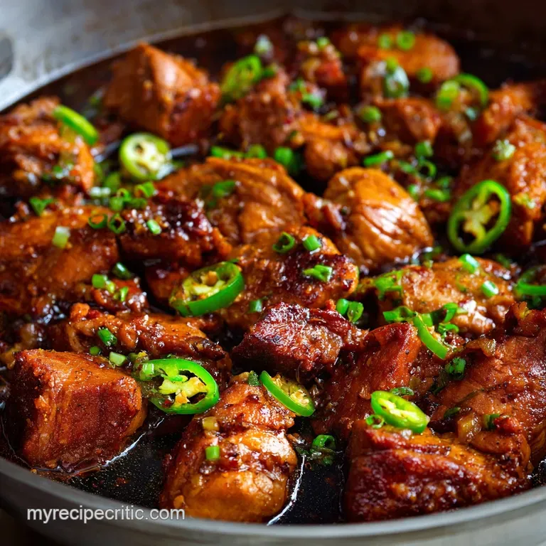 The Classic Filipino Chicken and Pork Adobo