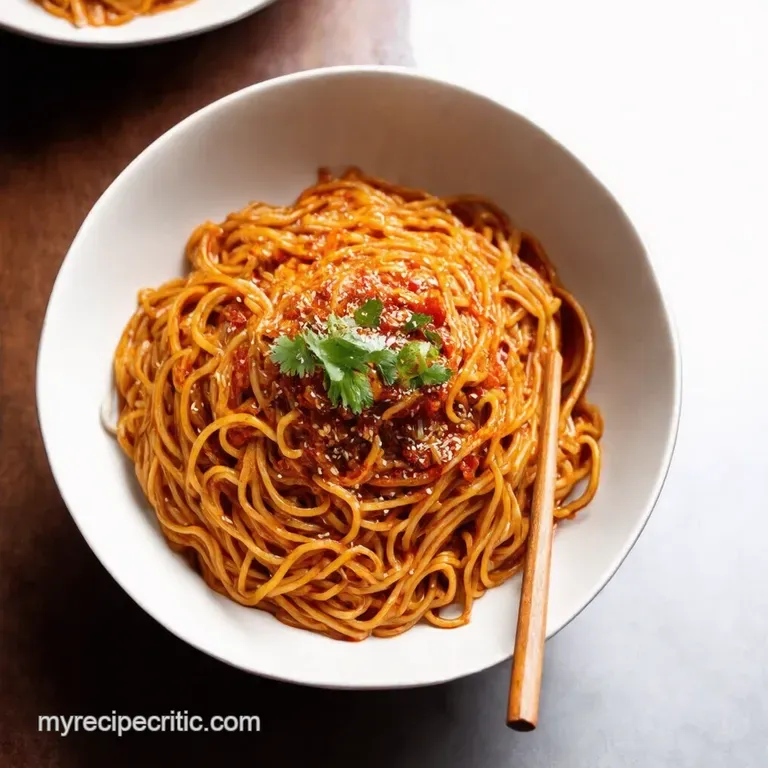 Firecracker Gochujang Noodles A Taste of Seoul in Your Kitchen