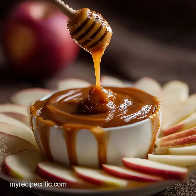 The Chefs Foolproof Salted Caramel Dip Liquid Gold for Apple Slices