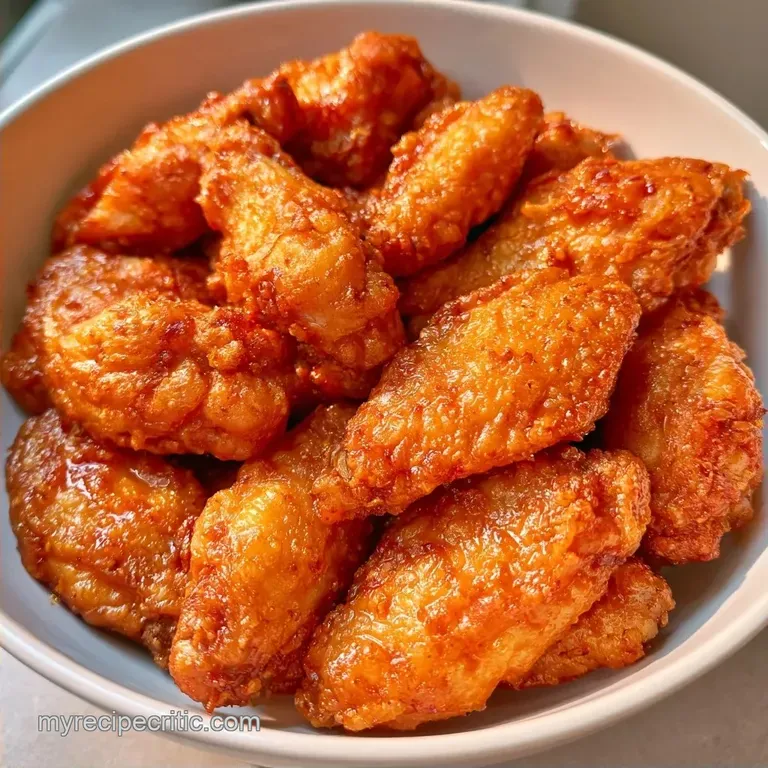 Fried Chicken Wings Air Fryer in 25 Minutes