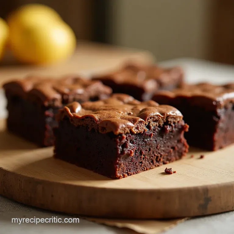 The Ultimate CrinkleTop Fudgy Brown Butter Brownies presentation