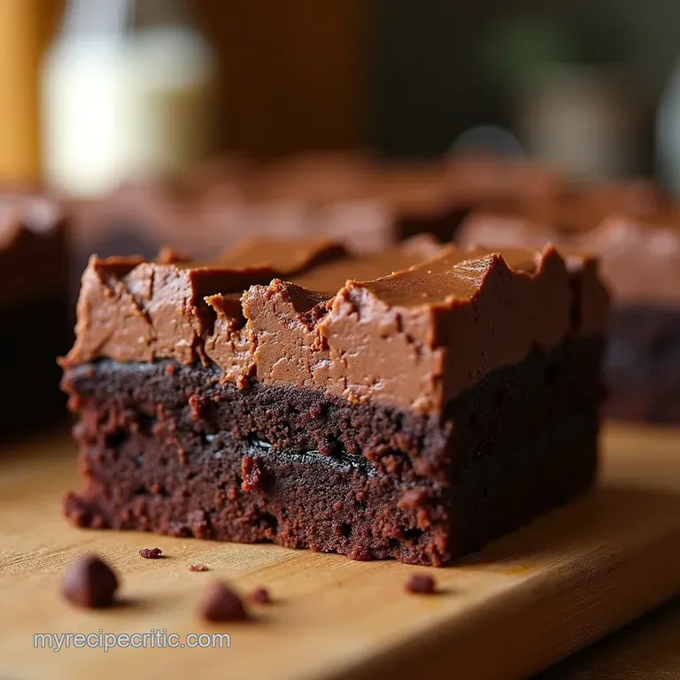 The Ultimate Fudgy Chewy Brookies Double Chocolate Layer Magic presentation