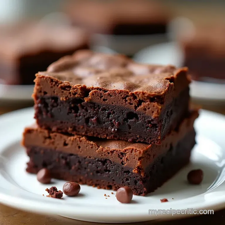 The Ultimate Fudgy Chewy Brookies Double Chocolate Layer Magic