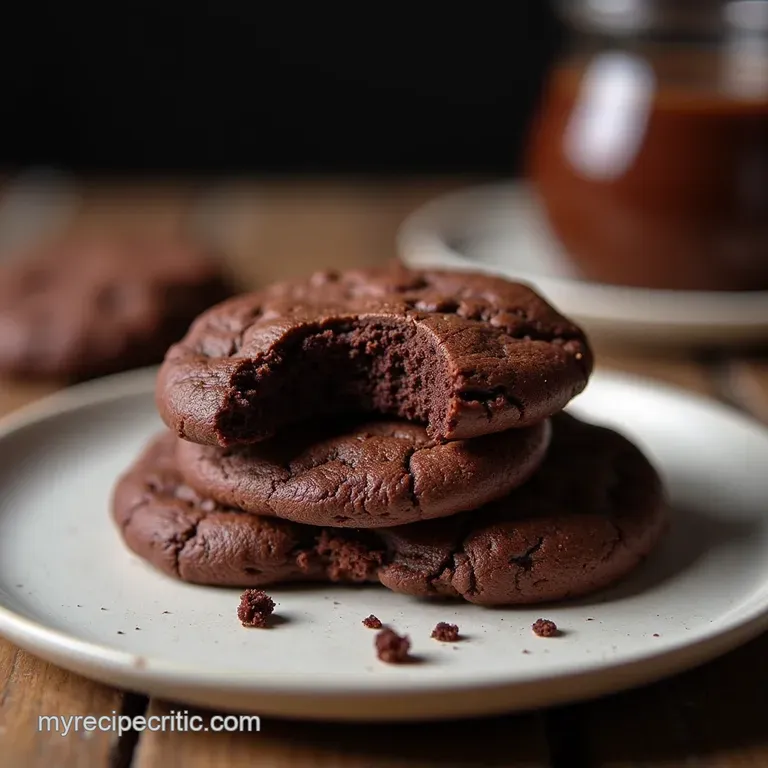 Midnight Cocoa Comfort The Ultimate Fudgy Hot Chocolate Cookies