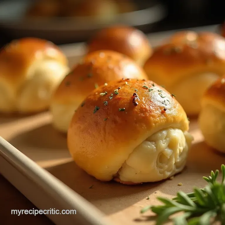 The Ultimate GoldenCrusted Garlic Butter Rolls So Good Theyll Be Gone Before the Roast is Ready presentation