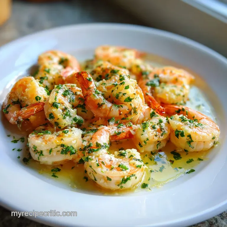 Quick Dinner Idea with Garlic Shrimp: Velvety Sauce