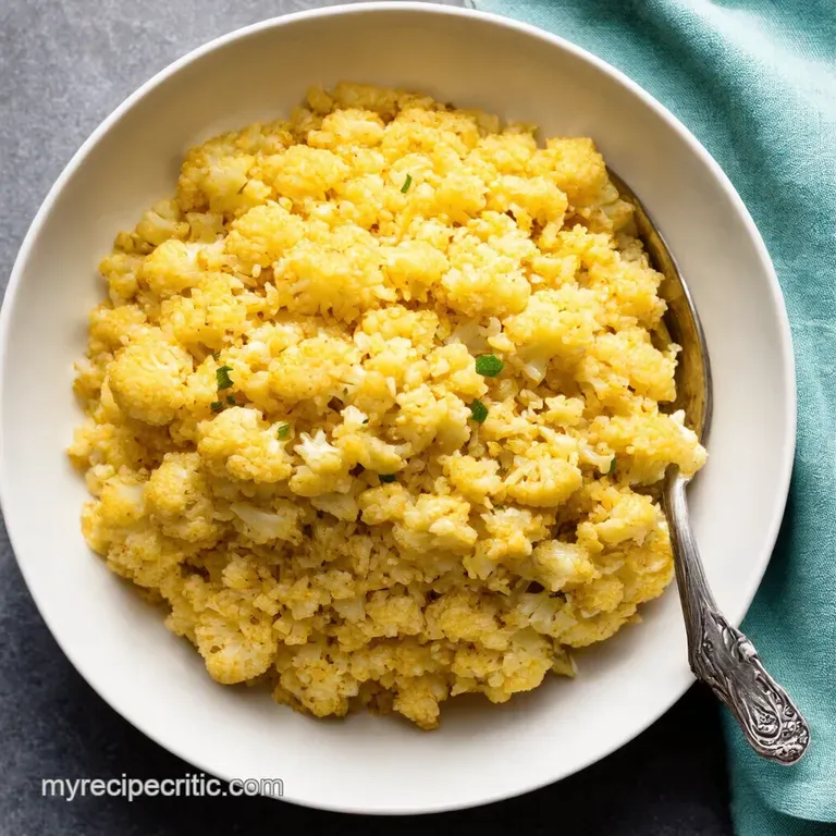 Garlicky Ginger Cauliflower Rice