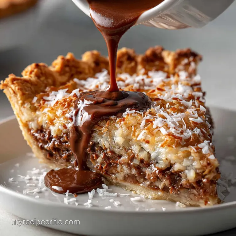 German Chocolate Pie Recipe with Toasted Topping