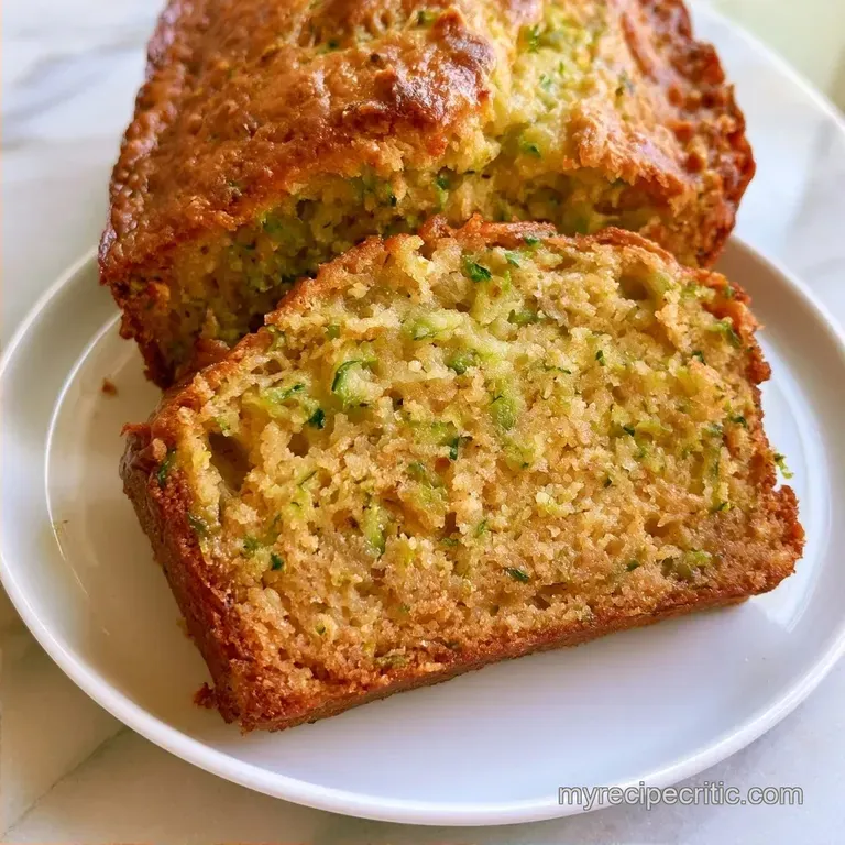 Tender GlutenFree Zucchini Bread with Applesauce