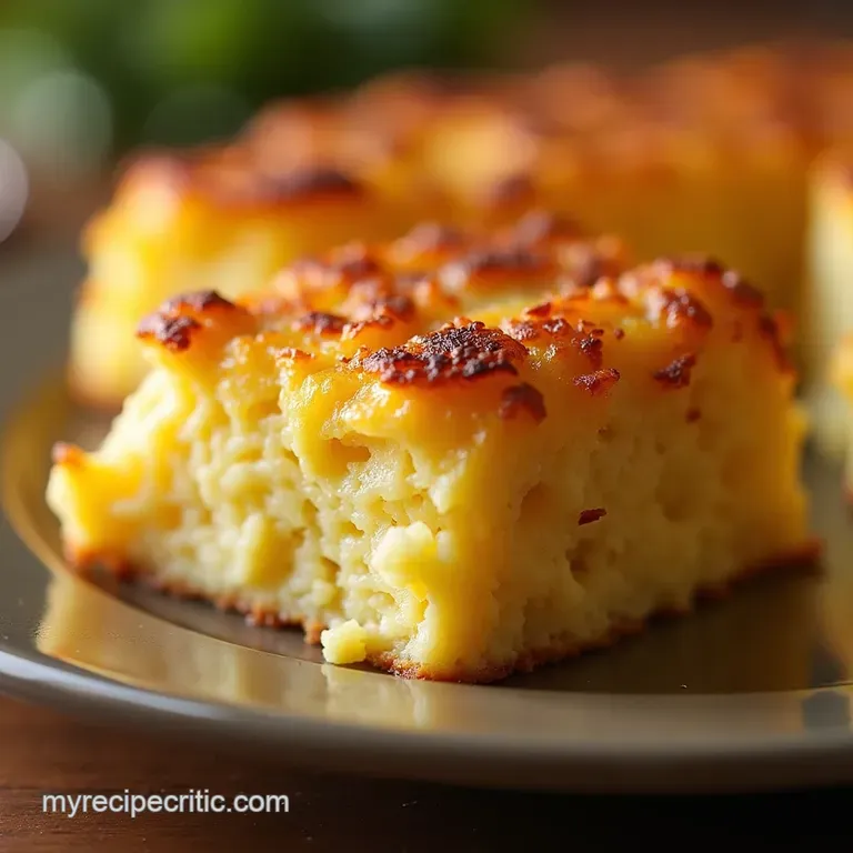 The Ultimate Golden Crusted Hashbrown Breakfast Casserole presentation