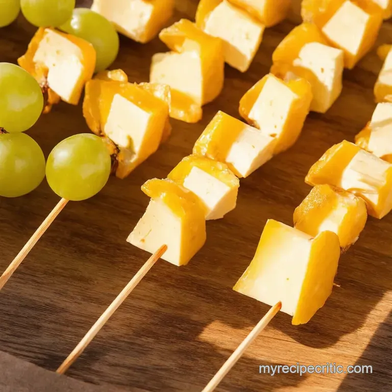 Grapes Cheese Skewers The Perfect Party Pop