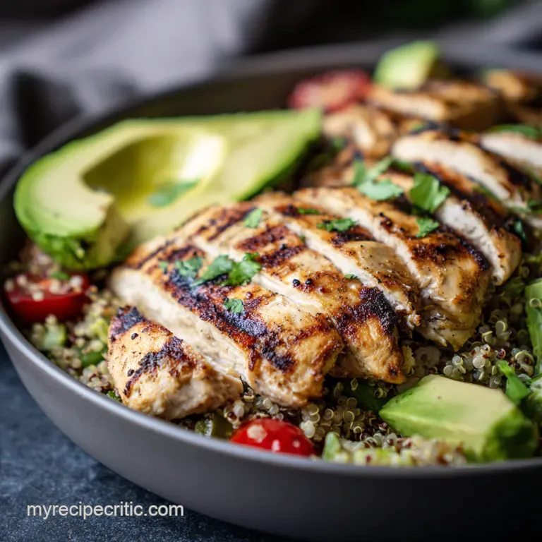 Grilled Chicken Quinoa Power Bowls