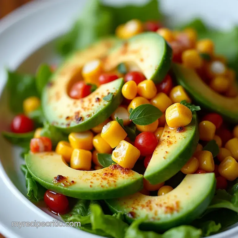 Grilled Corn Avocado Summer Salad