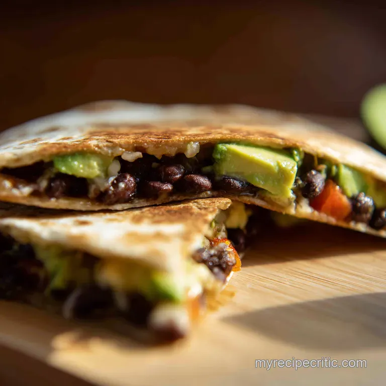 Groovy Guac Black Bean Quesadillas A Vegetarian Fiesta presentation