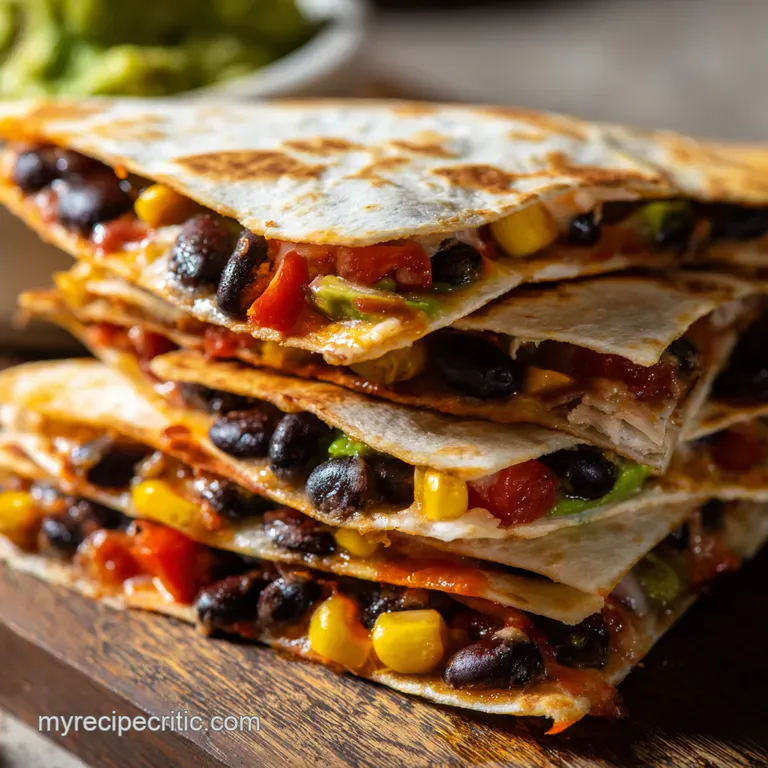 Groovy Avocado black bean quesadilla Quick Veggie Fiesta