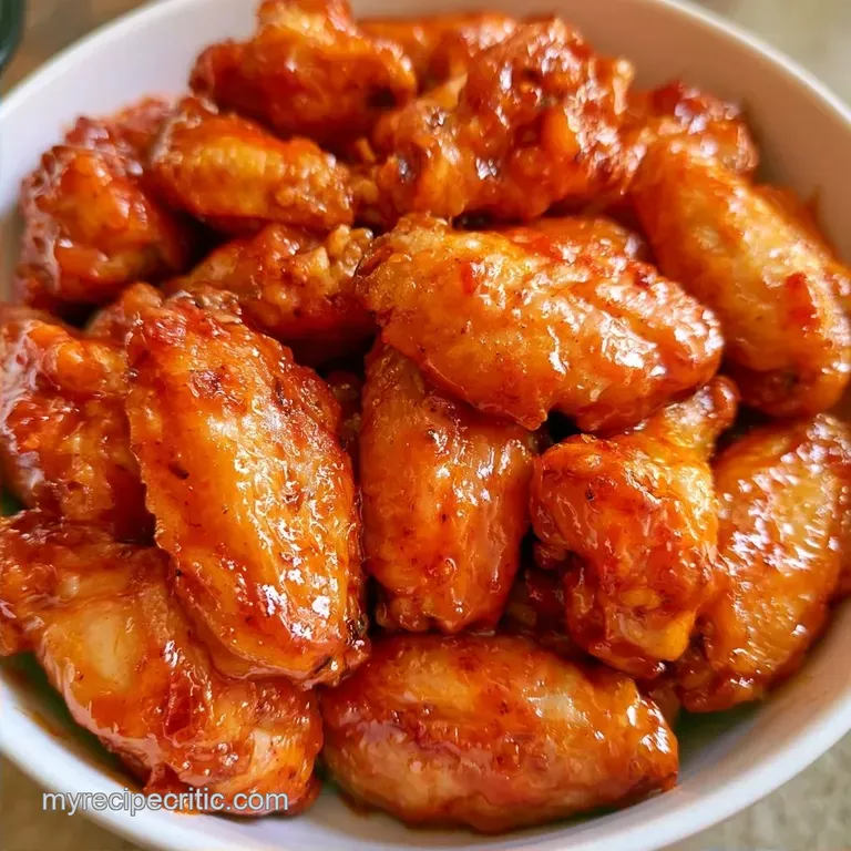 Air Fryer Copycat Hangry Joes Hot Chicken Wings