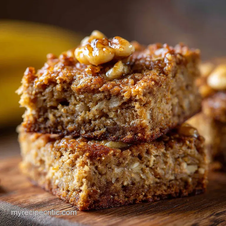 Banana Oatmeal Bars: The Wholesome Cinnamon Crumble Treat