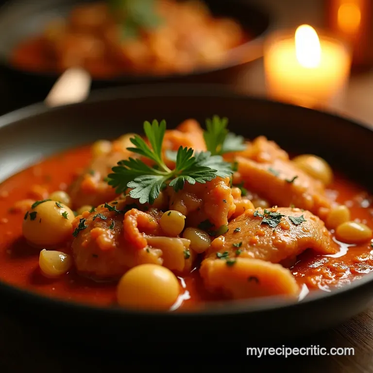 Hearty Homestyle Chicken Paprikash presentation