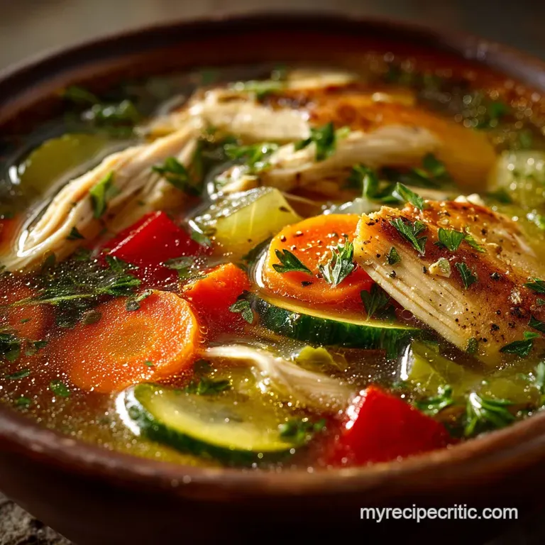The Best Leftover Turkey Vegetable Soup Recipe Easy Wholesome