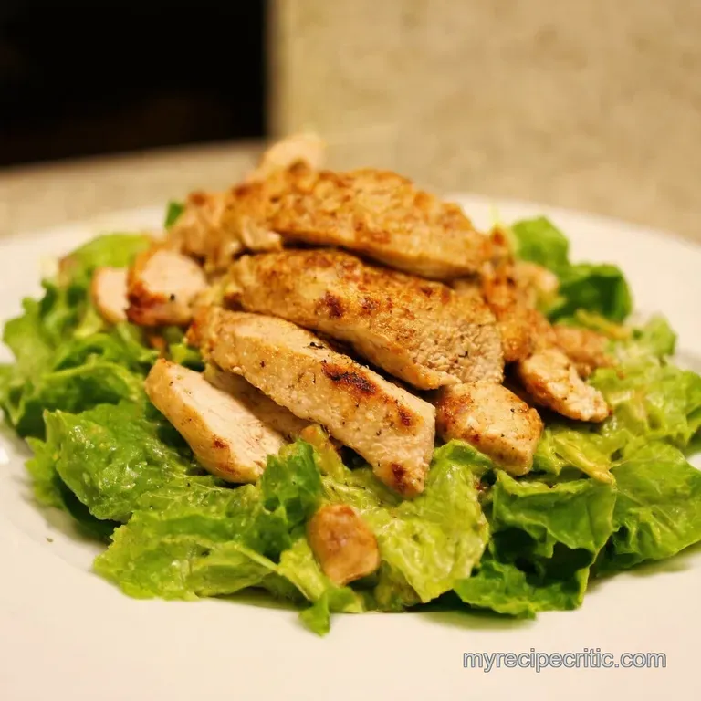 Her Majestys Chicken Salad presentation