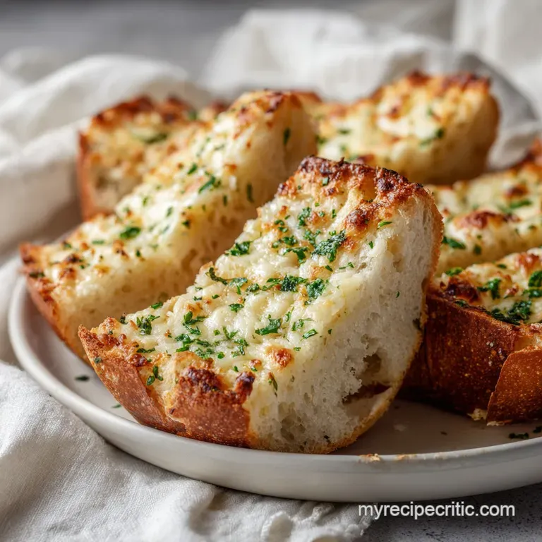 Cheesy Garlic Bread: Crispy and Golden