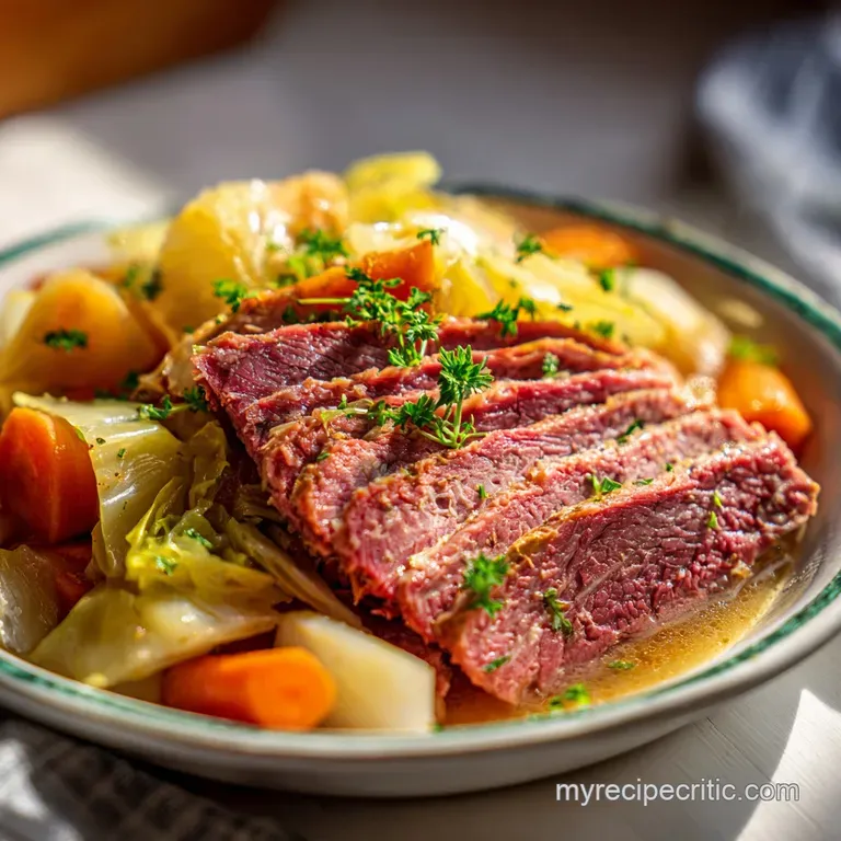 Corned Beef and Cabbage: Silky and Tender