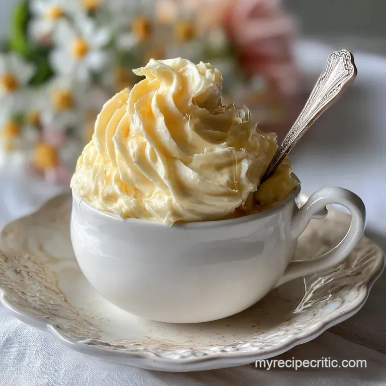 Soft honey butter spread generously on a warm, golden biscuit; steam rising, promising a delicious, comforting bite. Sweet...