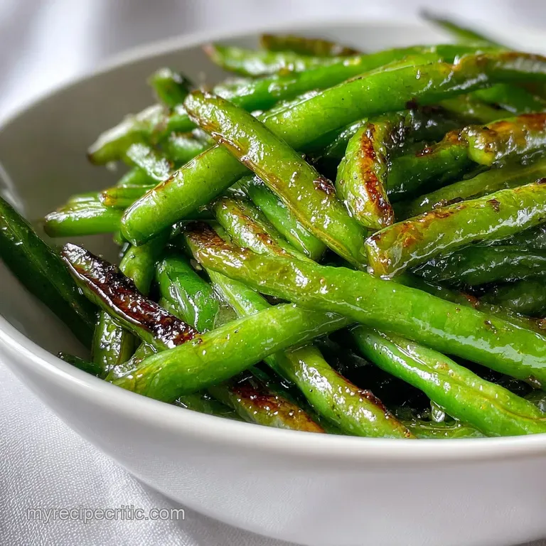 How To Cook Green Beans: Blistered & Snappy
