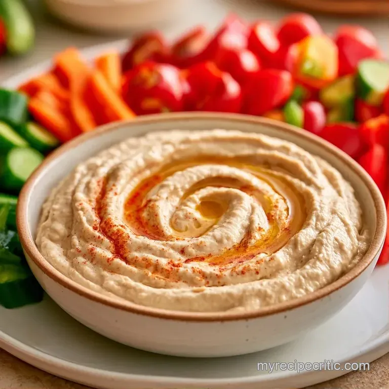 Hummus Snack Box in 15 Minutes - appetizing dish ready to serve
