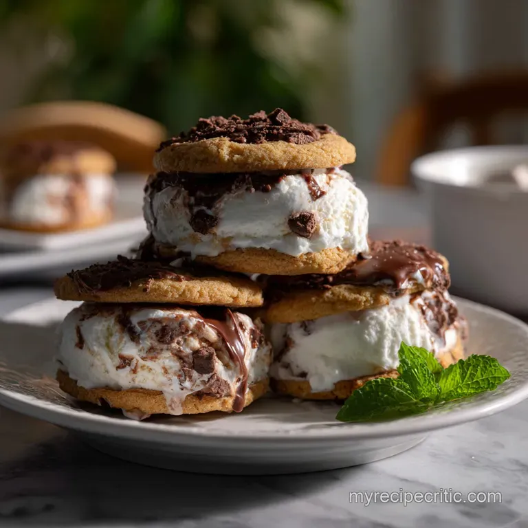 Ice Cream Sandwiches: Freezer-Friendly
