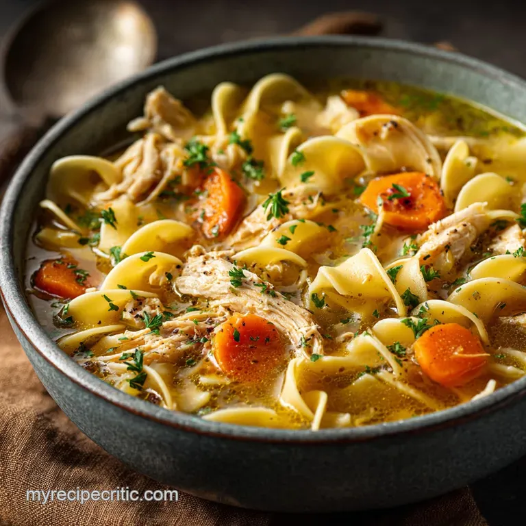 Instant Pot Chicken Noodle Soup: Speedy Comfort presentation