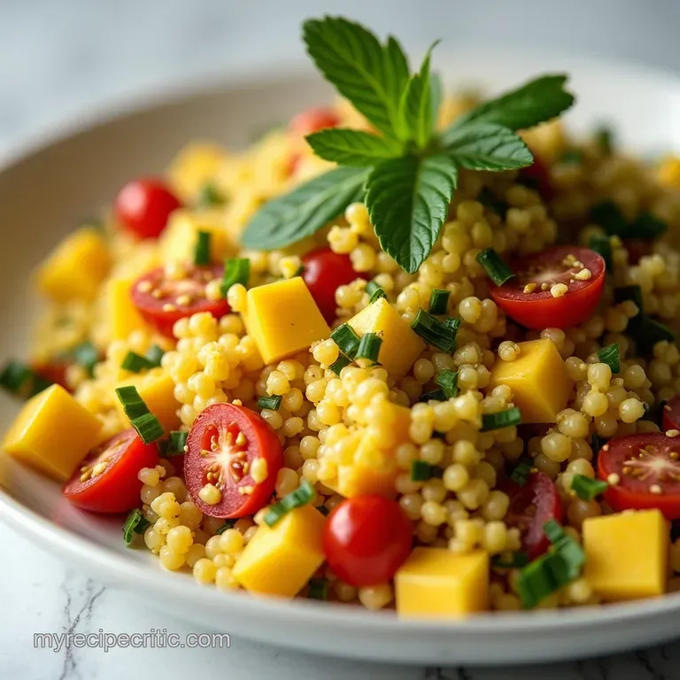 JewelToned Curried Couscous Salad