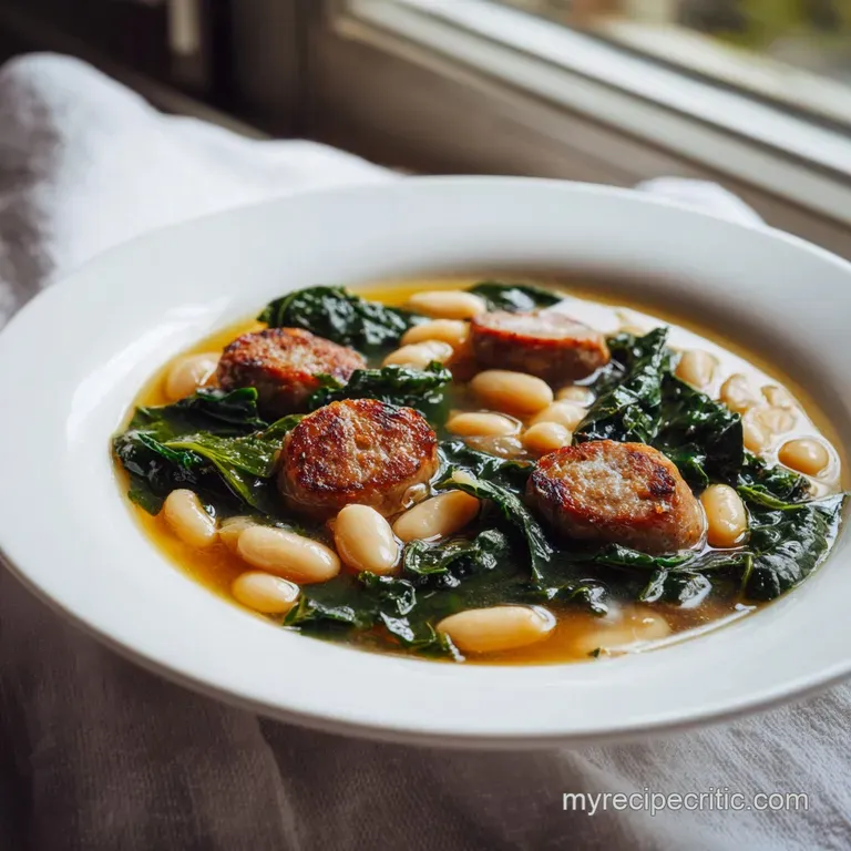 Kale and White Bean Sausage Soup: One-Pot Tuscan Style