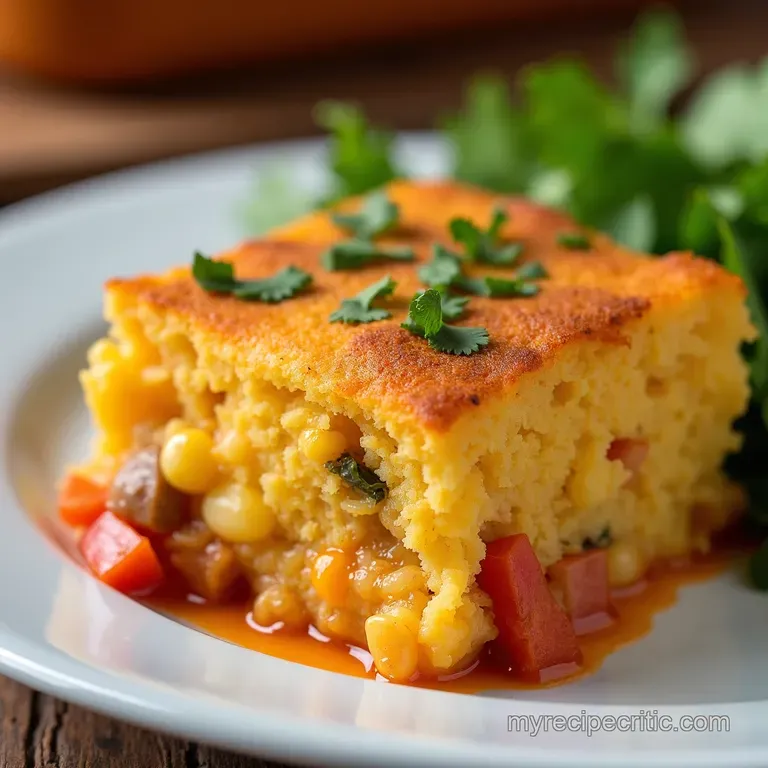 Kickin Cornbread Casserole Spicy Southern Comfort