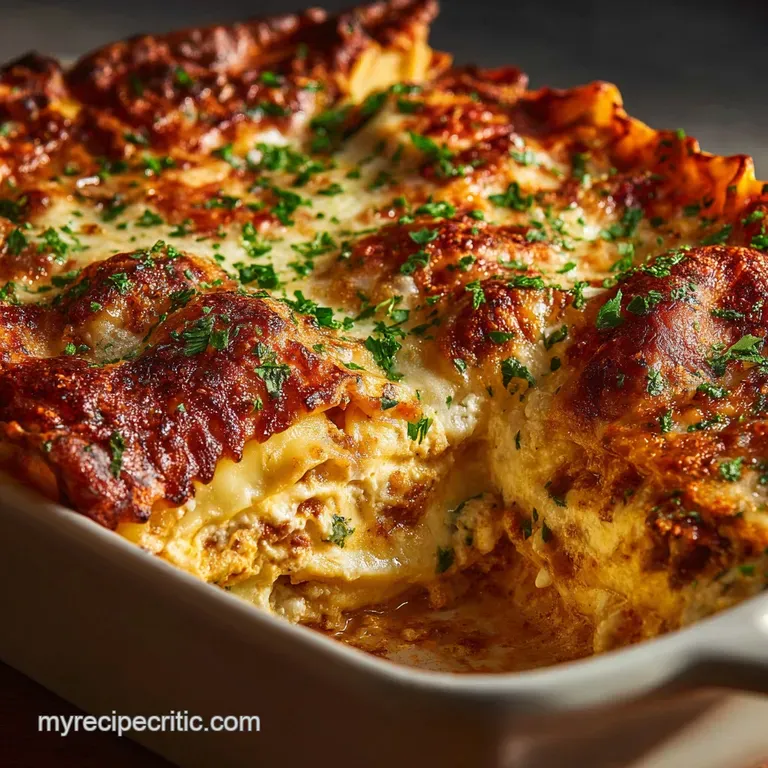 Lazy Lasagna Casserole with Frozen Ravioli (The 45-Minute Wonder) presentation