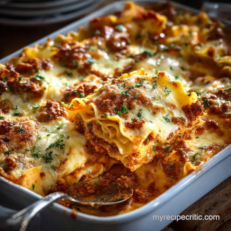 Lazy Lasagna With Cheese Ravioli: Minimal Prep Maximum Comfort