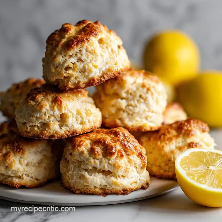 Lemon Scones with Lemon Glaze