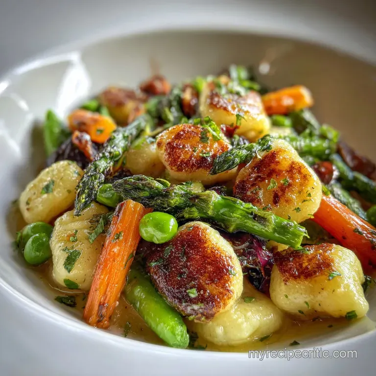 Spring Meals: Lemony Ricotta Gnocchi with Veggies