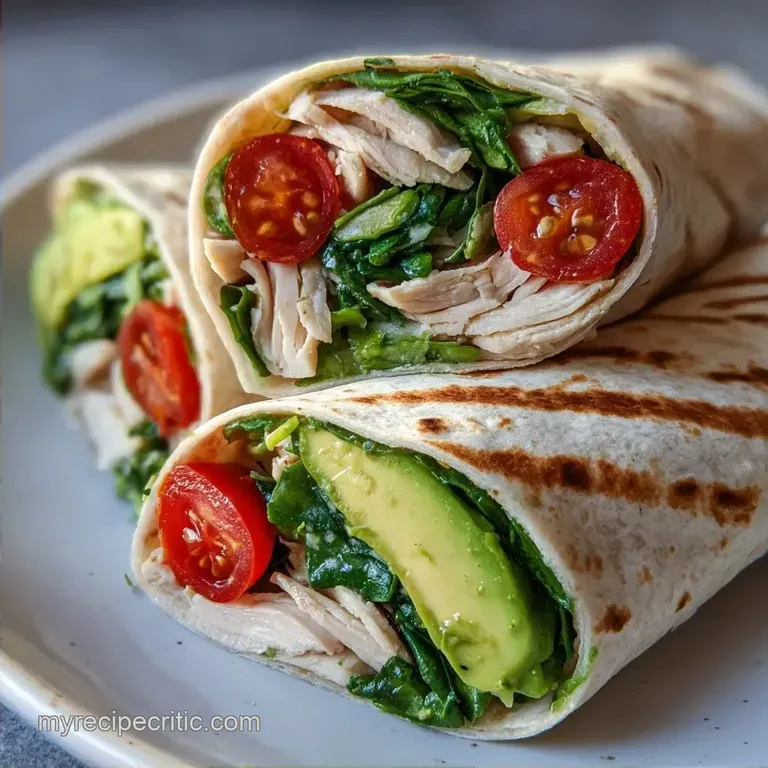 Low Carb Turkey Wraps: Zesty and Creamy