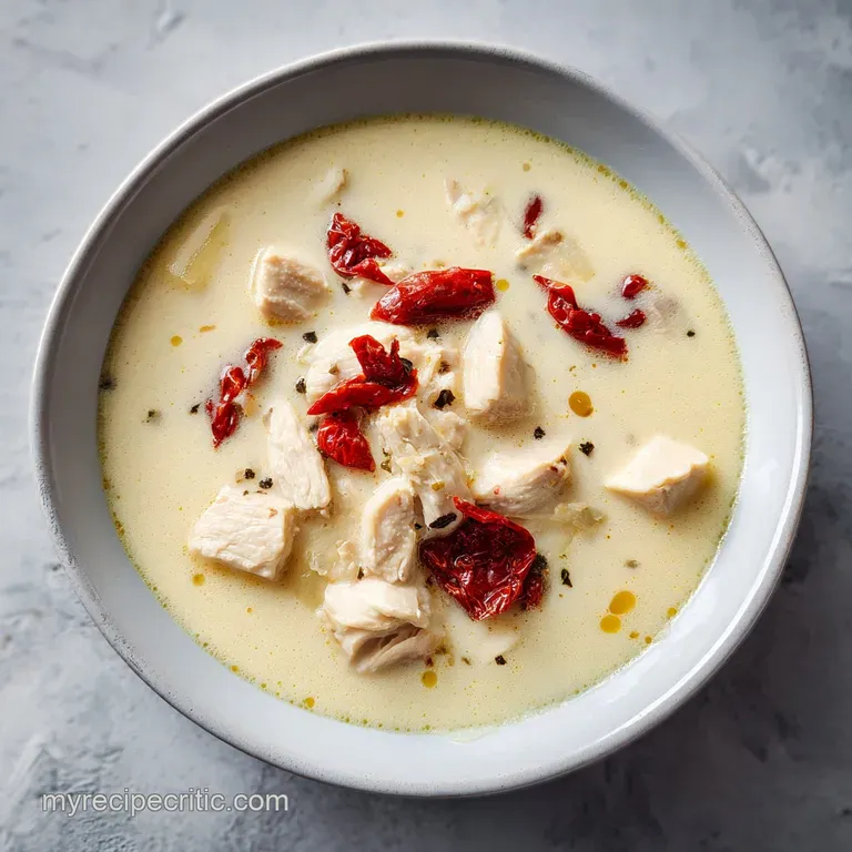 Elegant white bowl of creamy golden soup garnished with fresh parsley and shaved parmesan on a linen cloth.