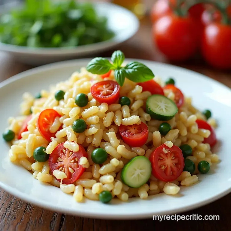 Mediterranean Orzo Salad