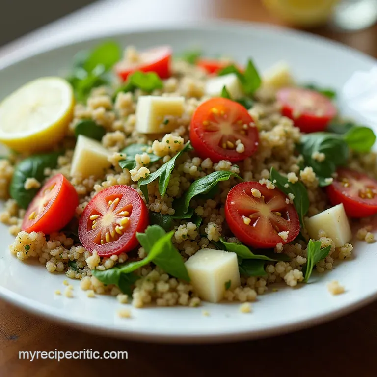Mediterranean Quinoa Salad with LemonHerb Vinaigrette