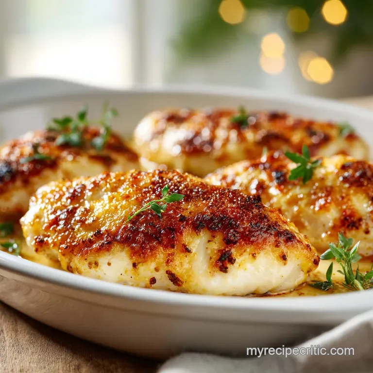 Melt In Your Mouth Chicken Recipe: Creamy and Baked