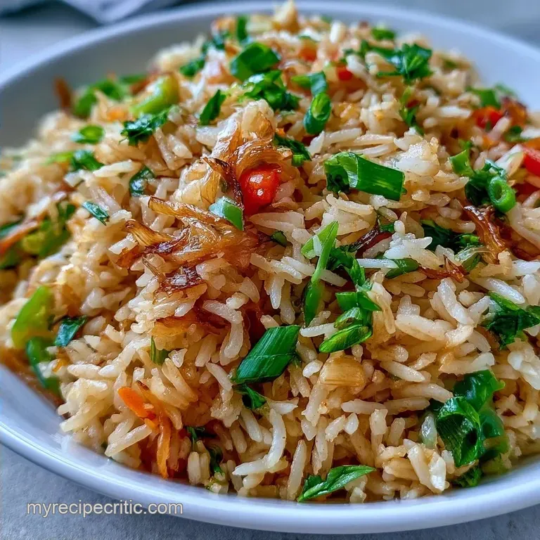 Quick Mild Vegetable Pulao: Fluffy and Fragrant